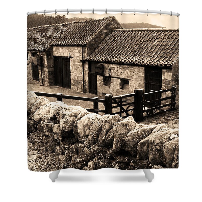 Frost Shower Curtain featuring the photograph Frosty Outlook by John Topman