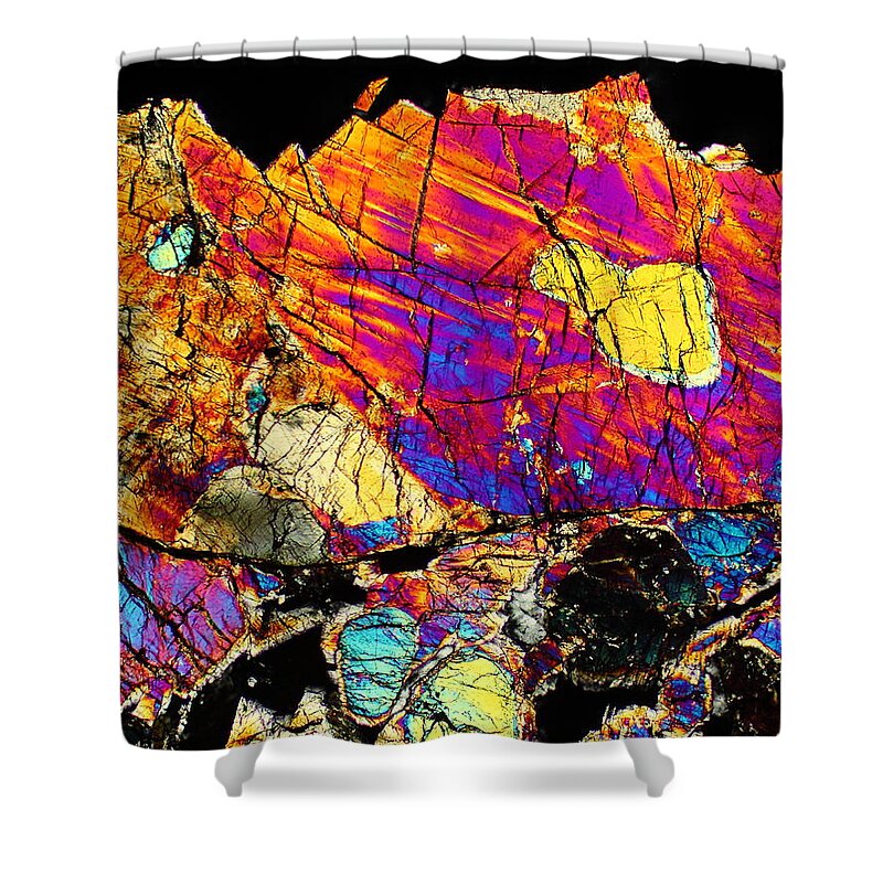 Meteorites Shower Curtain featuring the photograph Galactic Divide by Hodges Jeffery