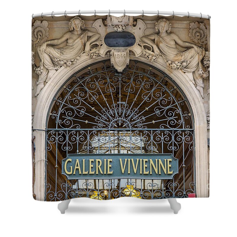 Paris Shower Curtain featuring the photograph Galerie Vivienne by Brian Jannsen