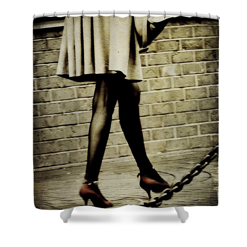 Dress Shower Curtain featuring the photograph GasTown by J C