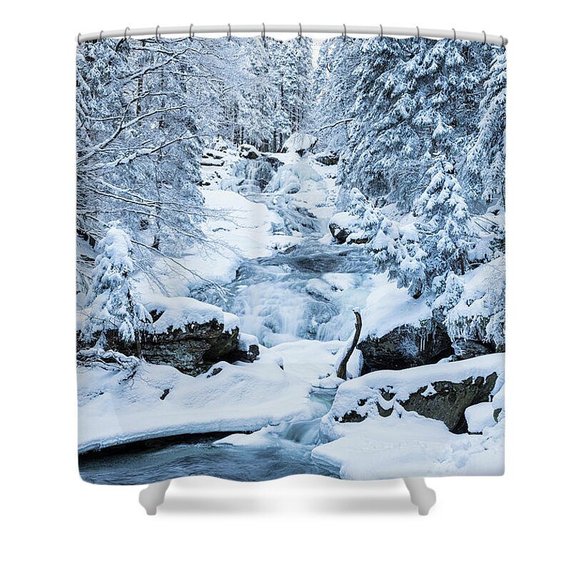 Scenics Shower Curtain featuring the photograph Germany, Bavaria, View Of Riesloch by Westend61