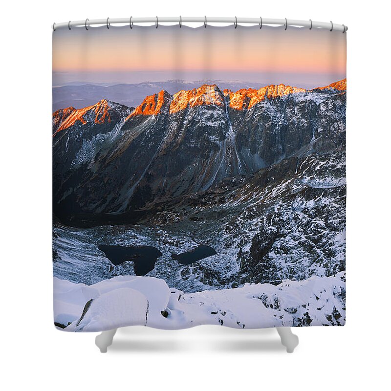 Slovakia Shower Curtain featuring the photograph Glacial Valley by Milan Gonda