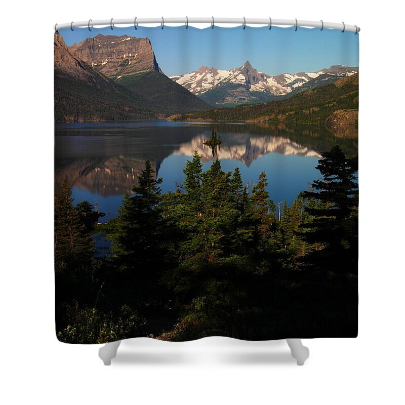 Landscape Shower Curtain featuring the photograph Glacier National Park From The East Entrace by Jeff Swan