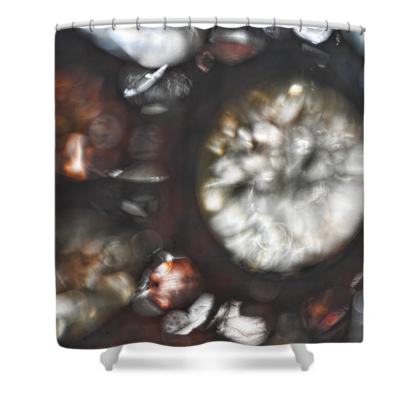 Glass Shower Curtain featuring the photograph Glass Color Light by Sharon Popek