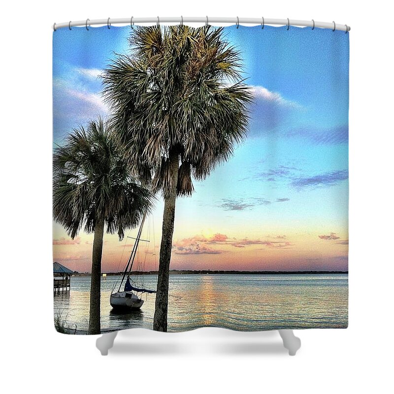 Beach Shower Curtain featuring the photograph God's Country II by Carlos Avila