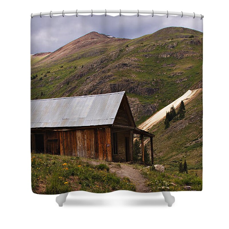 Gold Mine Shower Curtain featuring the photograph Gold Fever by Jonas Wingfield