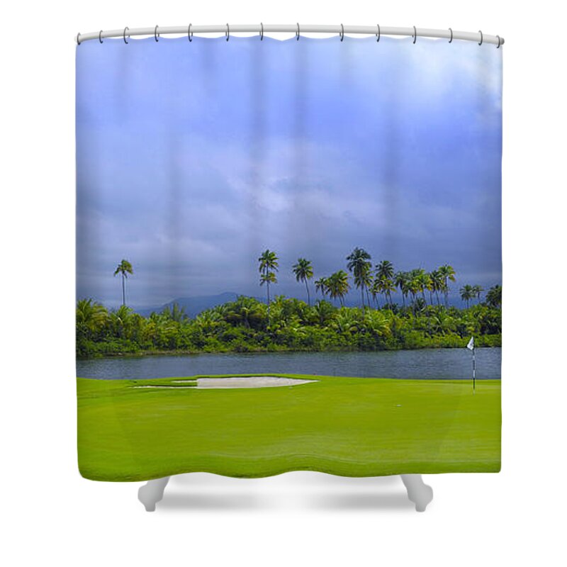 Golf Shower Curtain featuring the photograph Golfer's Paradise by Stephen Anderson