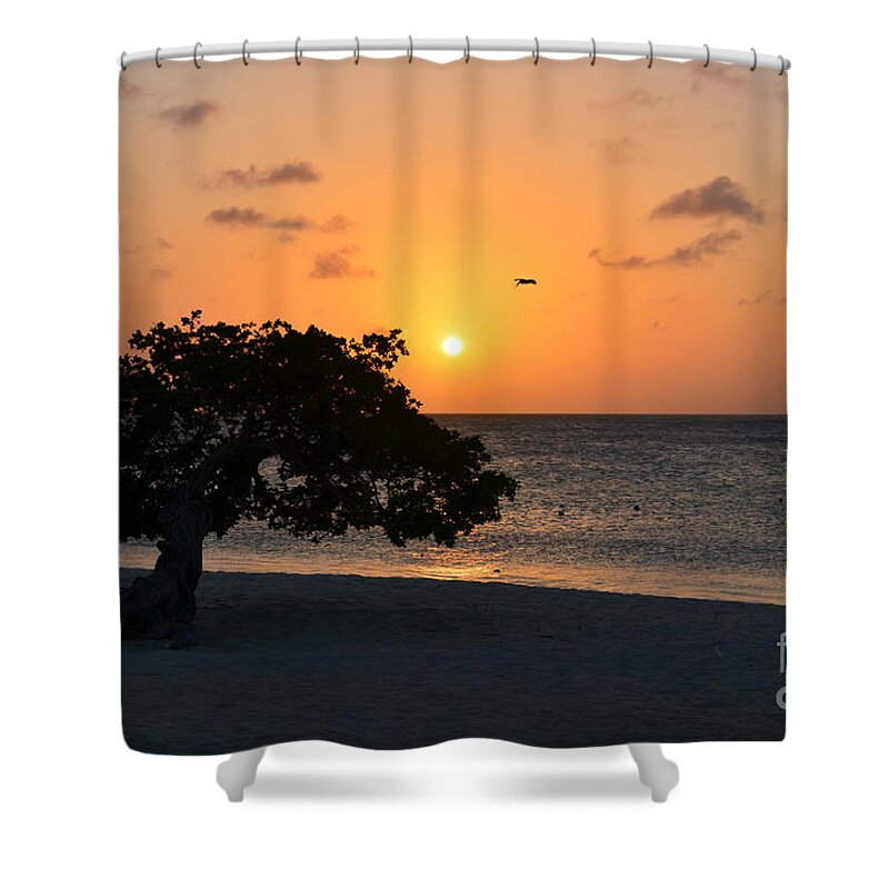 Dusk Shower Curtain featuring the photograph Gorgeous Sunset by DejaVu Designs