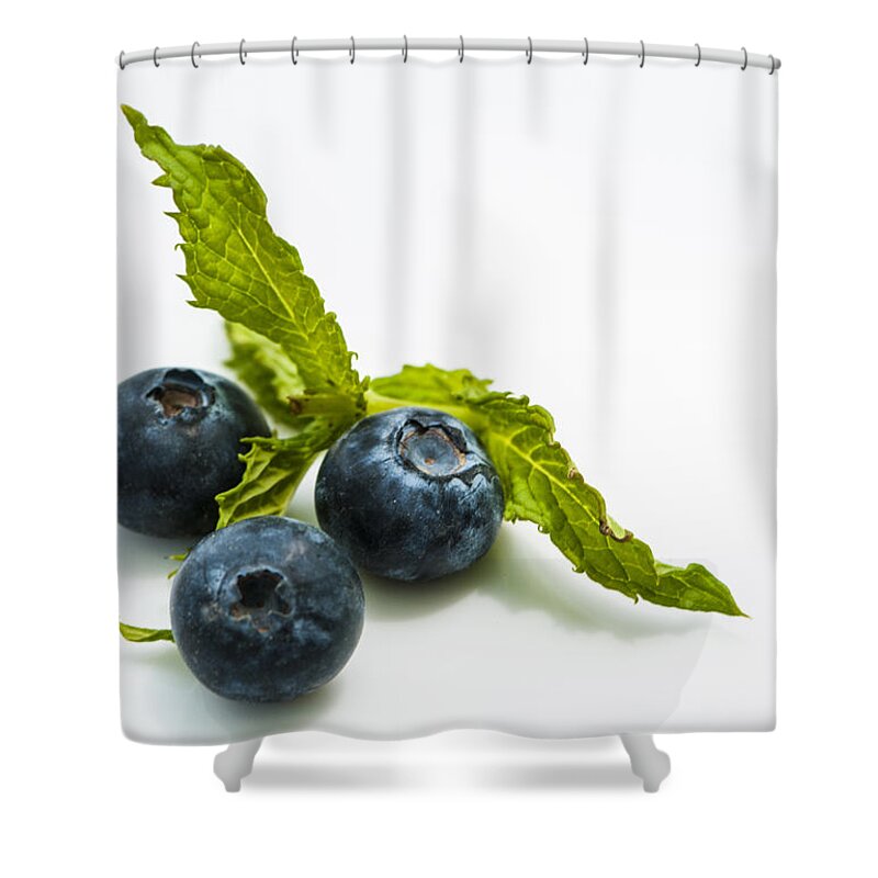 Blue Shower Curtain featuring the photograph Got the Blues by Juli Scalzi