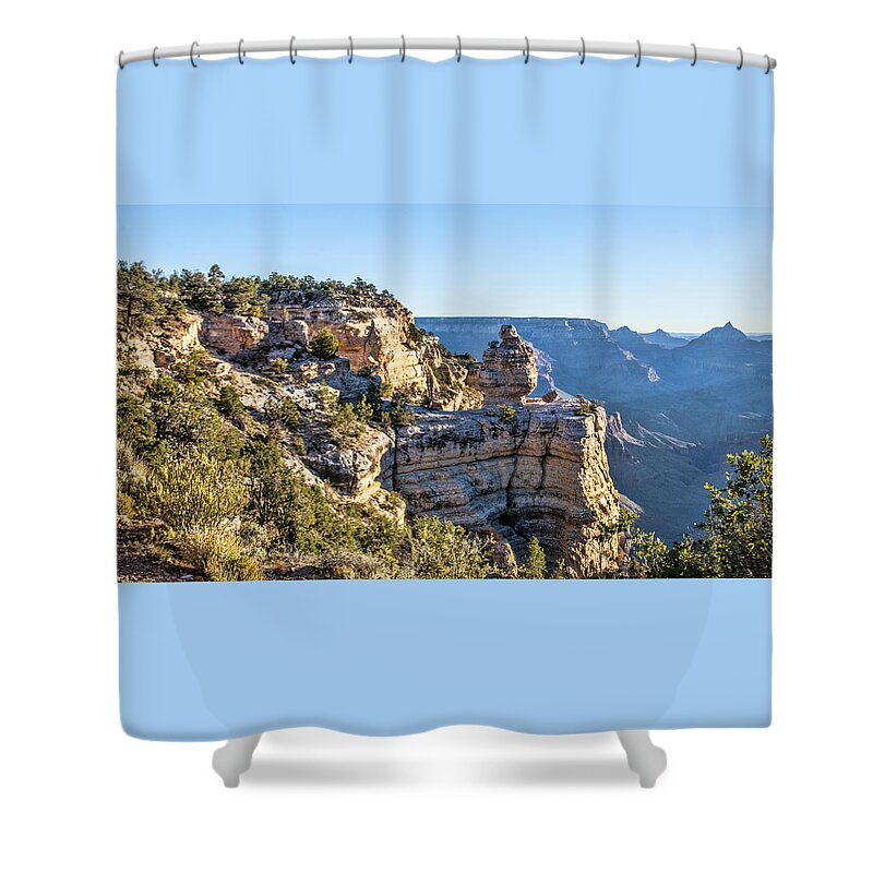 Grand Canyon Sunrise Shower Curtain featuring the photograph Grand Canyon Sunrise by Daniel Hebard