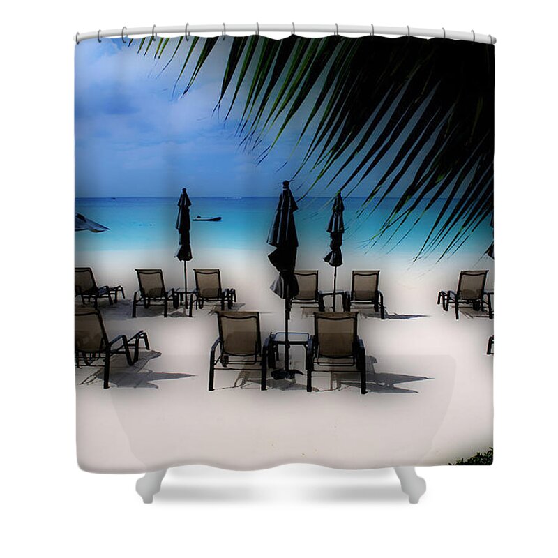 Caribbean Shower Curtain featuring the photograph Grand Cayman Dreamscape by Caroline Stella