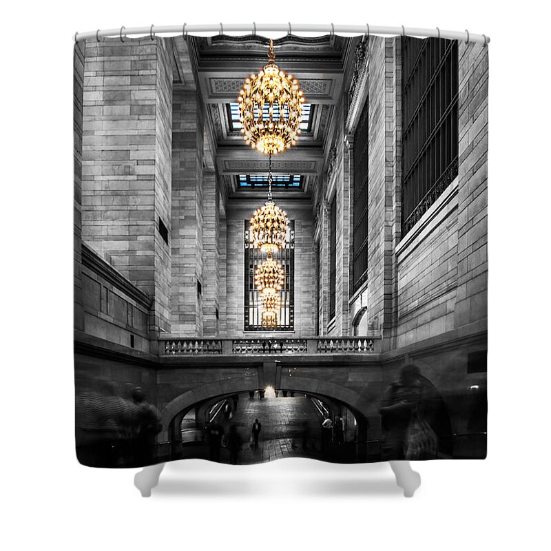 Nyc Shower Curtain featuring the photograph Grand Central Station III ck by Hannes Cmarits