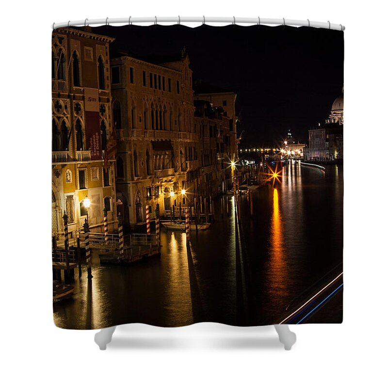 Venice Shower Curtain featuring the photograph Grand Finale by Alex Lapidus