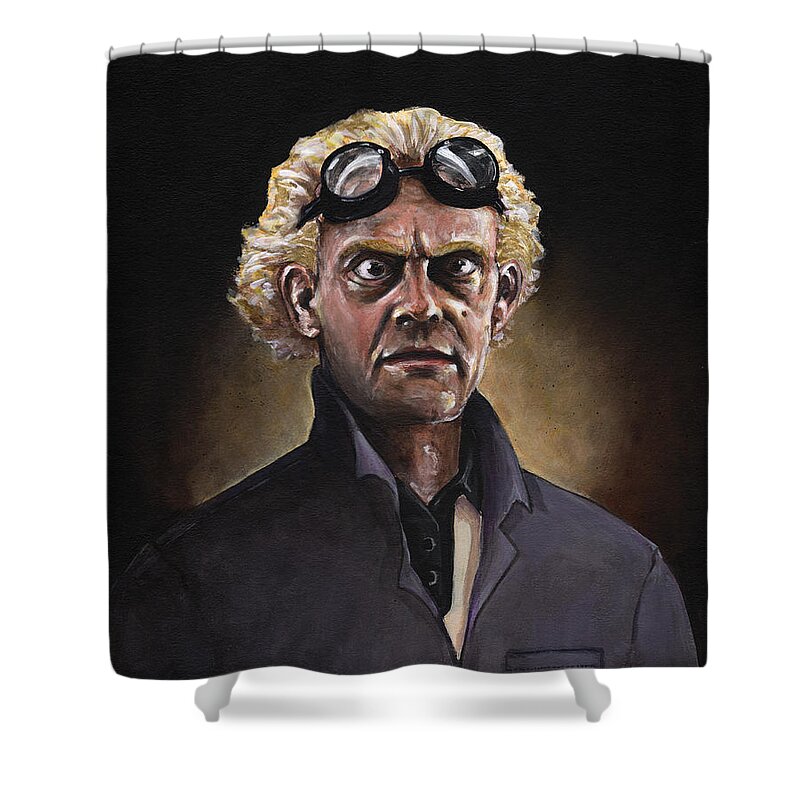 Great Scott Shower Curtain featuring the painting Great Scott by Richardson Comly