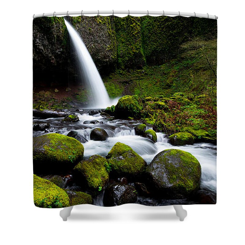 Green Mile Shower Curtain featuring the photograph Green Mile by Chad Dutson