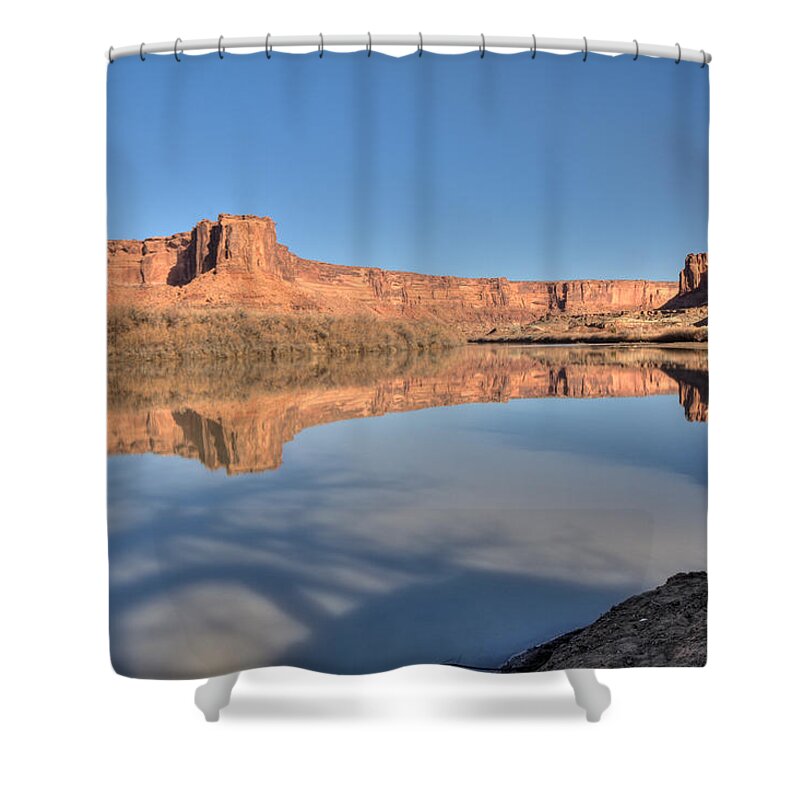 Canyon Shower Curtain featuring the photograph Green River, Utah by Greg Ochocki