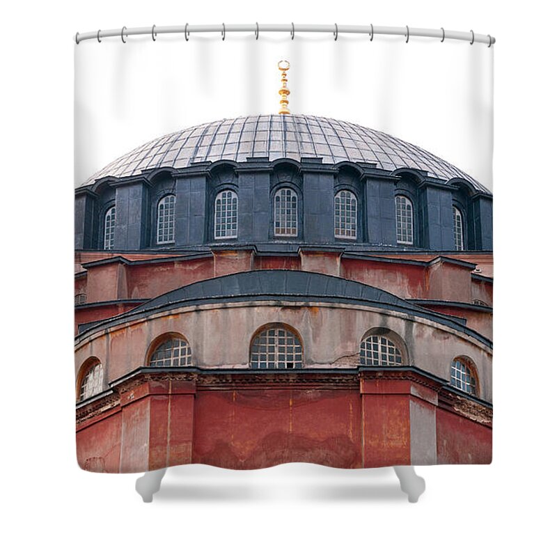 Istanbul Shower Curtain featuring the photograph Hagia Sophia Curves 02 by Rick Piper Photography