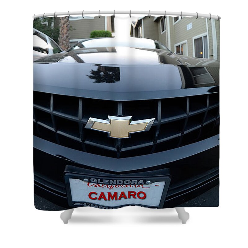 Black Shower Curtain featuring the photograph Happy Camero by Clayton Bruster