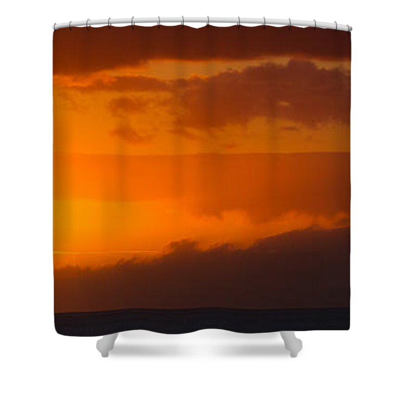 Hawaii Shower Curtain featuring the photograph Hawaiian Sunset by Anthony Michael Bonafede