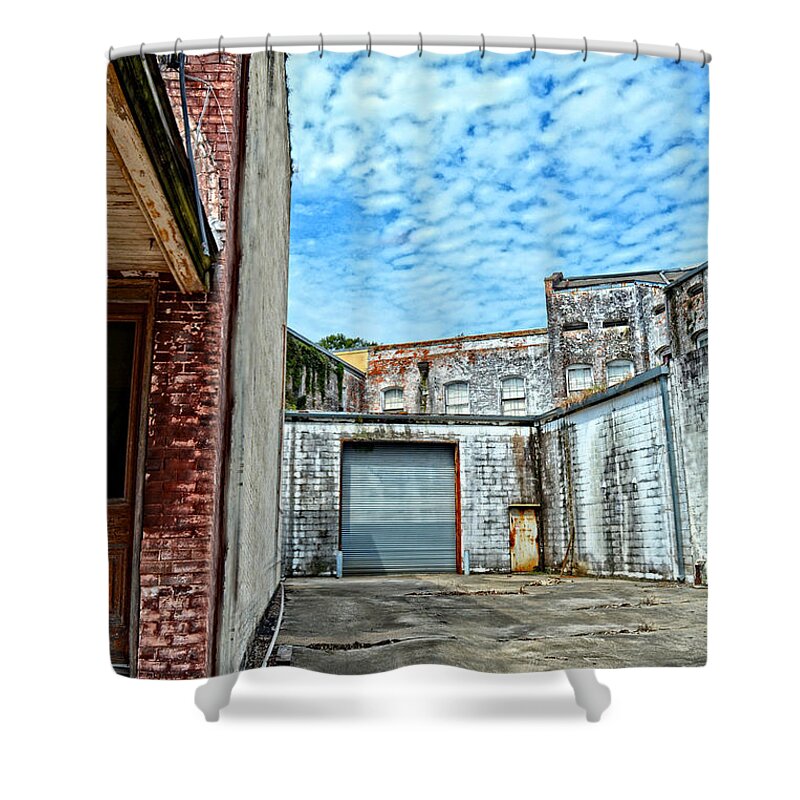Hdr Shower Curtain featuring the photograph HDR Alley by Maggy Marsh