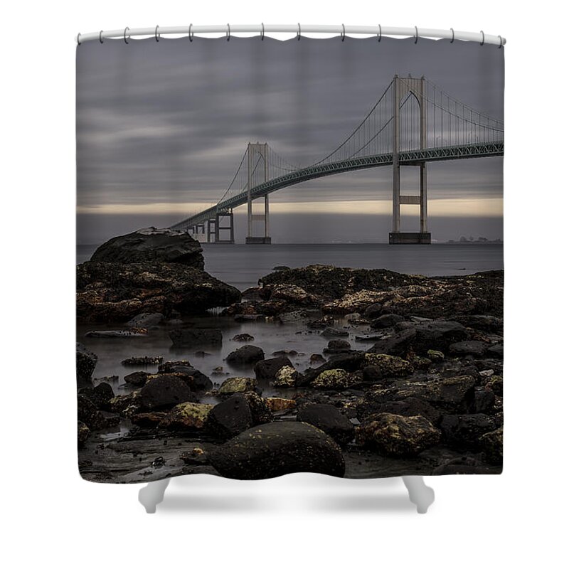 Andrew Pacheco Shower Curtain featuring the photograph Heading For Newport by Andrew Pacheco