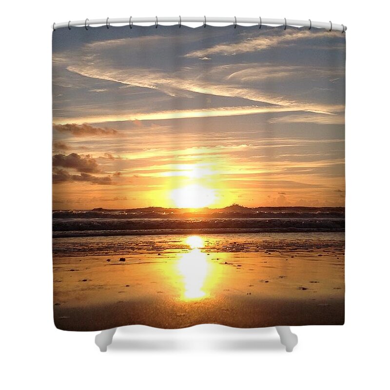 Sunrise Shower Curtain featuring the photograph Healing Angel by LeeAnn Kendall