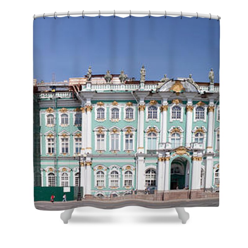 Architecture Shower Curtain featuring the photograph Hermitage Palace Museum by Thomas Marchessault