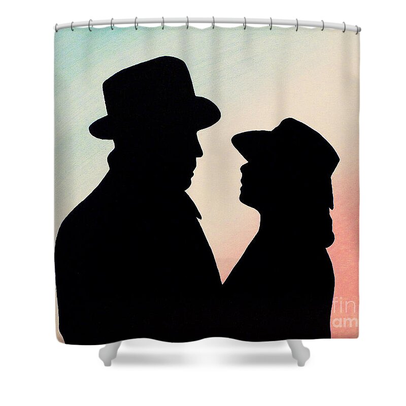 Casablanca Shower Curtain featuring the painting Hill of Beans by Alys Caviness-Gober