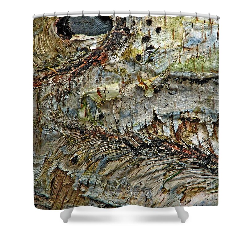 Hdr Shower Curtain featuring the photograph His Bark is Worse than His Bite by Chris Anderson