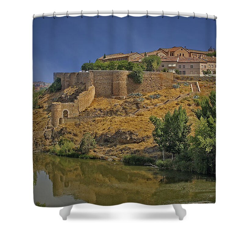 Toledo Shower Curtain featuring the photograph Historic City of Toledo by Susan Candelario