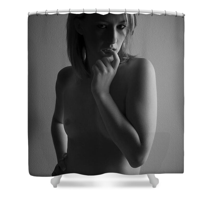 Timothy Hacker Shower Curtain featuring the photograph Hmmmm by Timothy Hacker