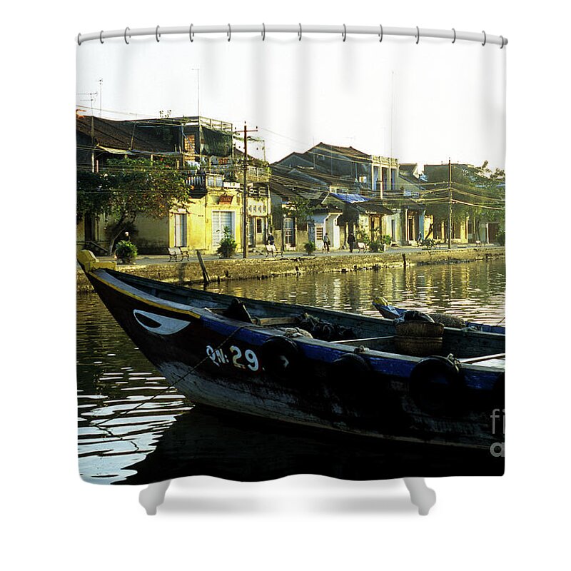 Vietnam Shower Curtain featuring the photograph Hoi An Dawn 02 by Rick Piper Photography