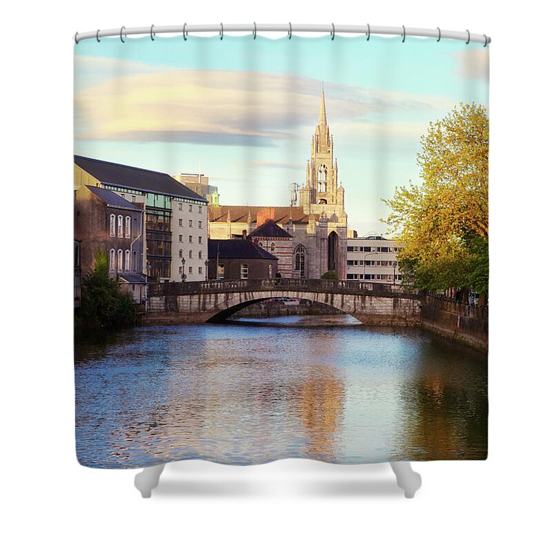 19th Century Style Shower Curtain featuring the photograph Holy Trinity Church In Cork City by Dori Oconnell