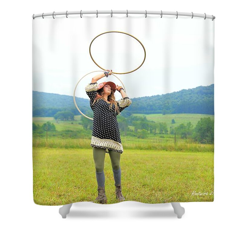 Hooping Rw2k14 Shower Curtain featuring the photograph Hooping RW2K14 by PJQandFriends Photography