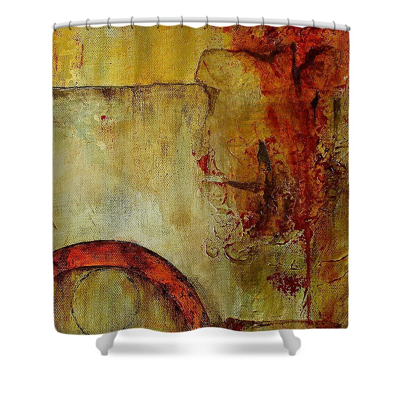 Hope For Tomorrow Shower Curtain featuring the painting Hope For Tomorrow by Bellesouth Studio