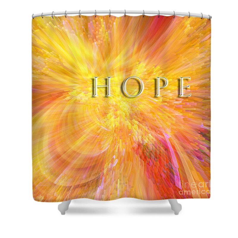 Hope Shower Curtain featuring the digital art Hope by Margie Chapman