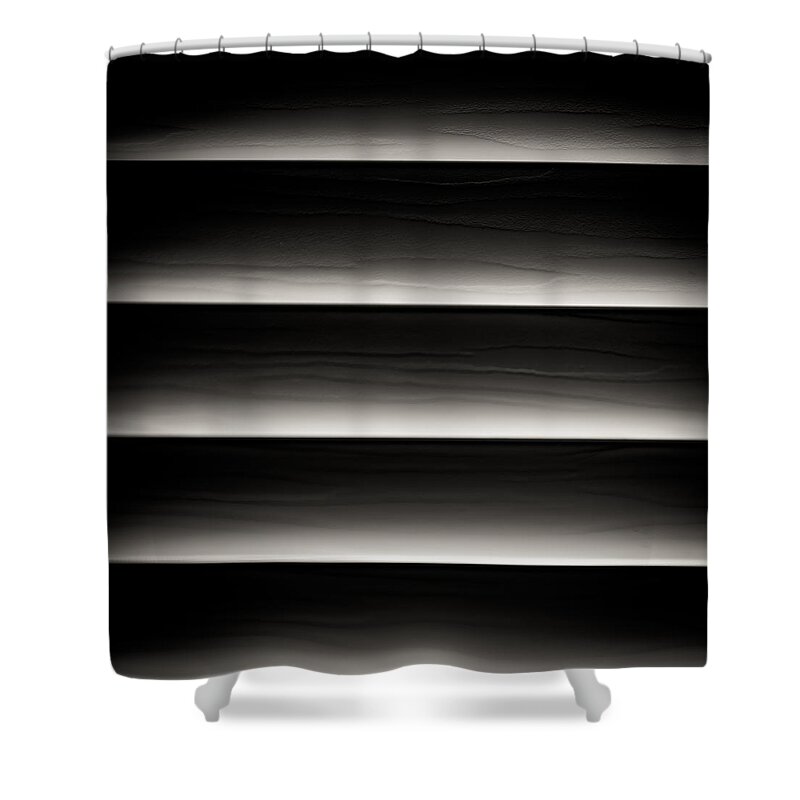 Art Shower Curtain featuring the photograph Horizontal Blinds by Darryl Dalton