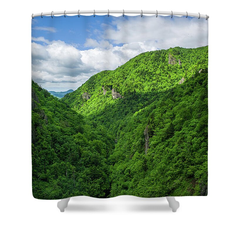Scenics Shower Curtain featuring the photograph Houheikyou Valley, Hokkaido, Japan by Kelvin Tse Photography