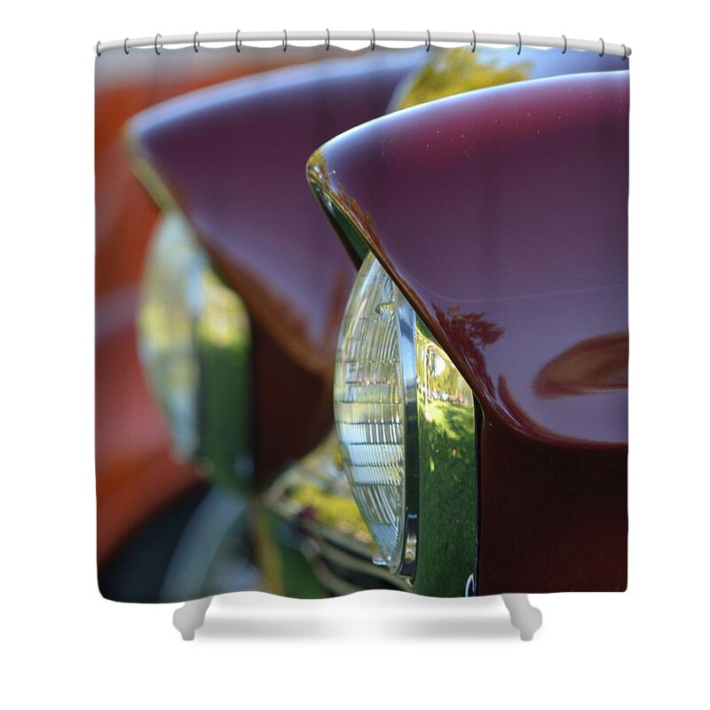 Red Shower Curtain featuring the photograph Hr-36 by Dean Ferreira