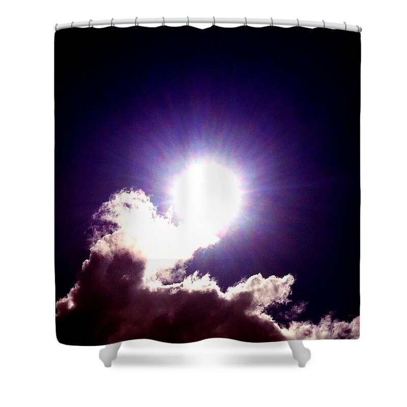Sun Shower Curtain featuring the photograph Hughes by Chris Dunn