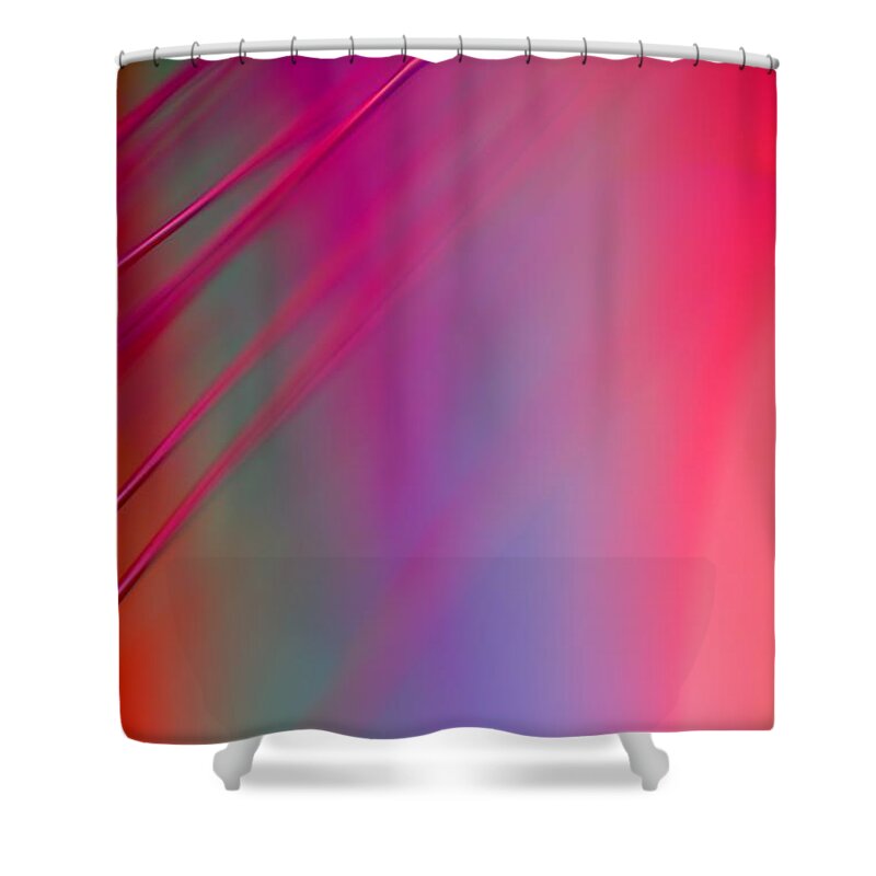 Abstract Shower Curtain featuring the photograph Hush by Dazzle Zazz