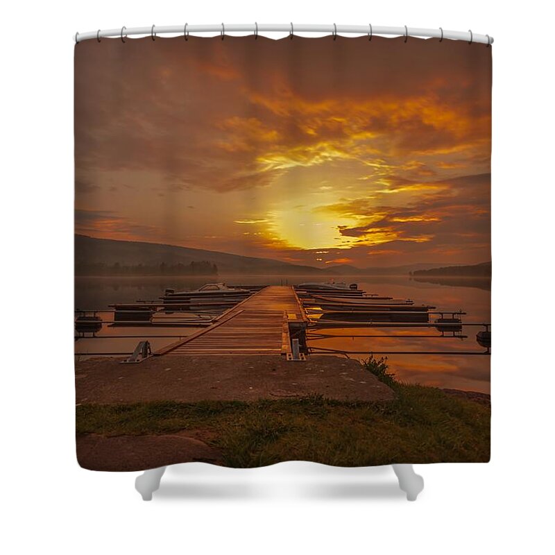 Landscape Shower Curtain featuring the photograph I Can Only Imagine by Rose-Maries Pictures