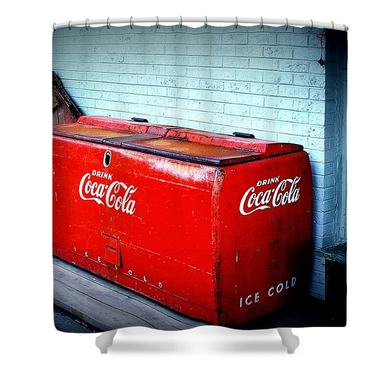 Fine Art Shower Curtain featuring the photograph Ice Cold by Rodney Lee Williams