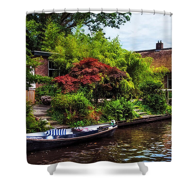 Netherlands Shower Curtain featuring the photograph Idyllic Village 3. Venice of the North by Jenny Rainbow