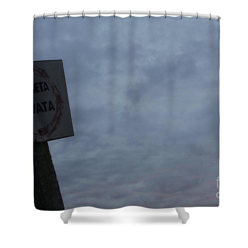 Sky Shower Curtain featuring the photograph Il Cielo E' Mio - The Sky Is Mine by Donato Iannuzzi