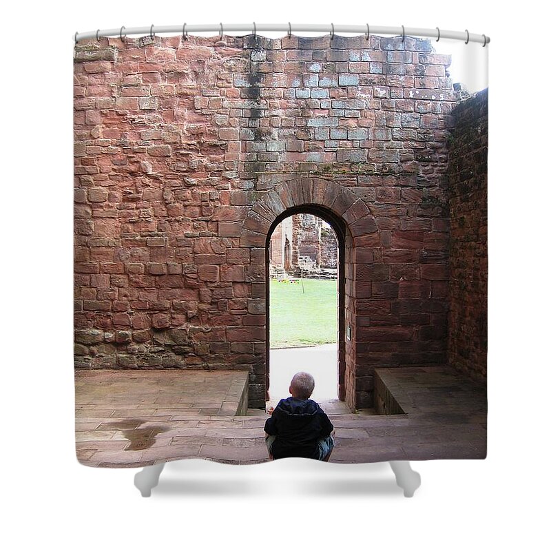 Kenilworth Castle Shower Curtain featuring the photograph Imagination by Denise Railey