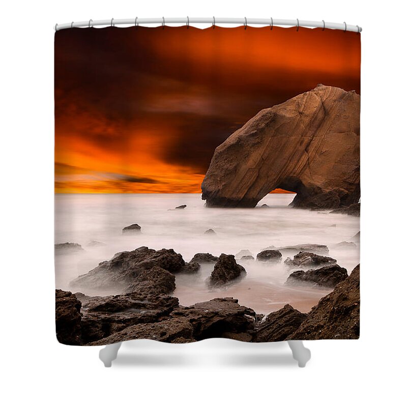 Seascape Shower Curtain featuring the photograph Imagine by Jorge Maia