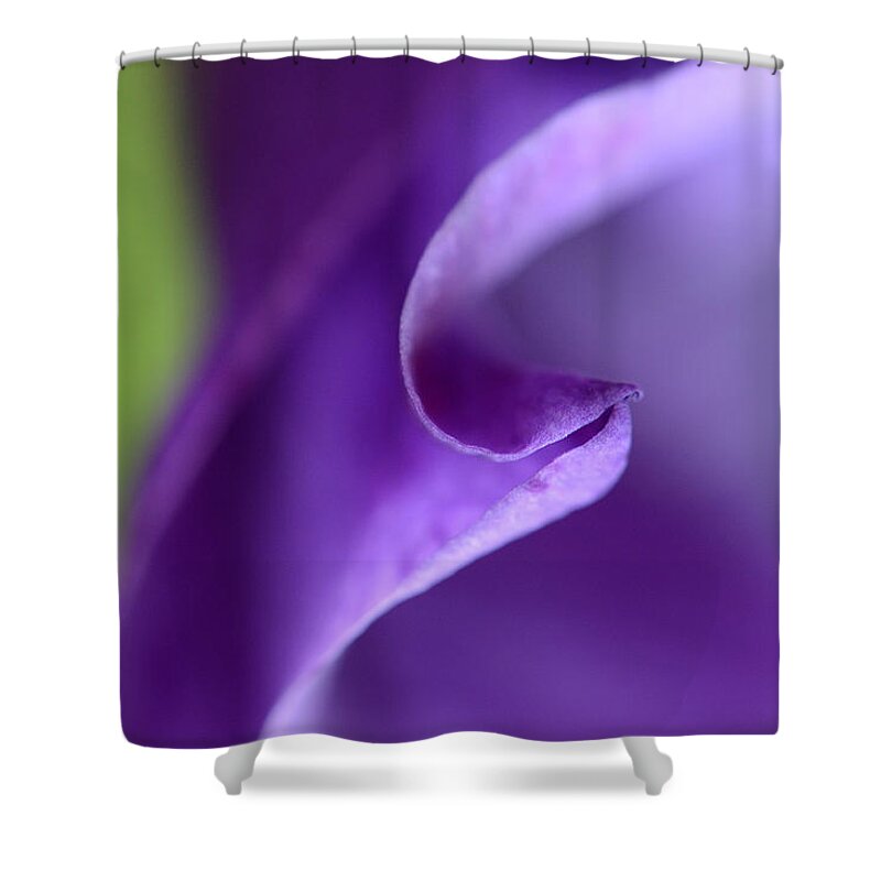 Flower Shower Curtain featuring the photograph In a Silent Moment by Melanie Moraga
