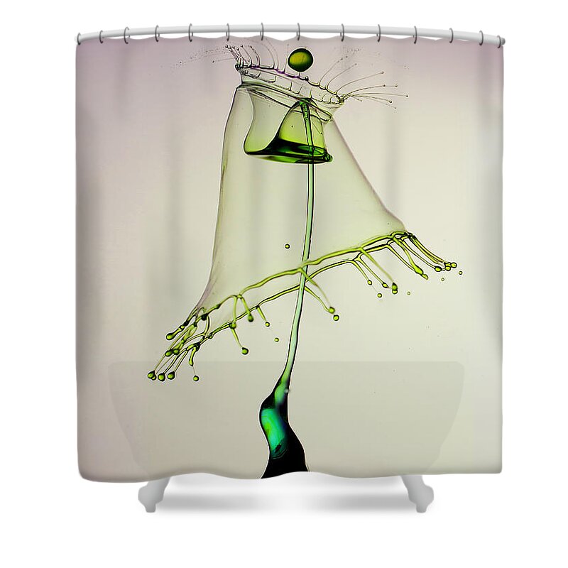 Water Shower Curtain featuring the photograph In Green by Jaroslaw Blaminsky