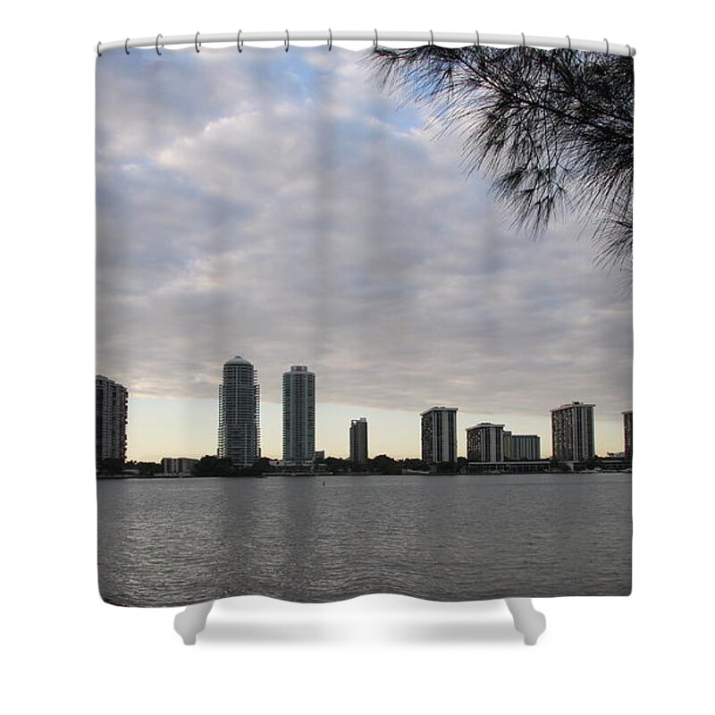 Skyline Shower Curtain featuring the photograph In the Eveninglight by Christiane Schulze Art And Photography